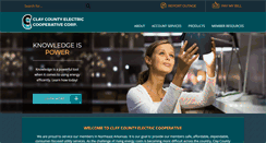 Desktop Screenshot of claycountyelectric.com